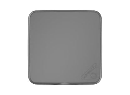 Rev-A-Shelf 27 Qt Garbage Can Lid for Base Kitchen and Bathroom Cabinet Bin - color: Silver, size: 27 QT