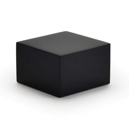 Oirlv Solid Wood Minimalism Style Jewelry Display Stand Showcase Jewelry Organizer Black Square Holder (SM05302) - color: SM05302