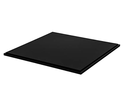 12" x 12" x 18" Clear Acrylic Display Box with Black Base Versatile Tall Retail Product Riser or Event Floral Centerpiece Pedestal by Marketing Holders