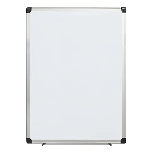 Office Depot Aluminum-Framed Dry-Erase Board, 24" x 36", White Board, Silver Frame