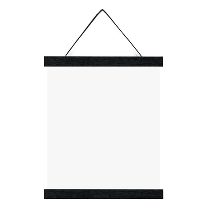 PHS Magnetic Poster Hanger, 8 in, Fits 8x10 to 8x16 Prints