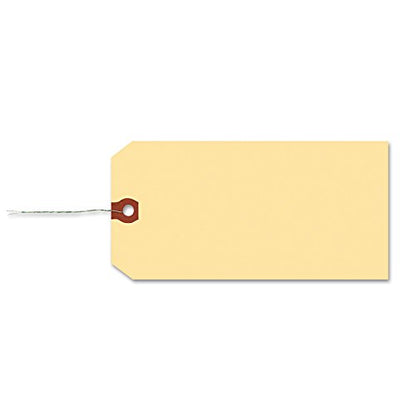 Avery 12605 Shipping Tags W/Wire, No 5, 4-3/4-Inch x2-3/8-Inch, 1000/BX, Manila