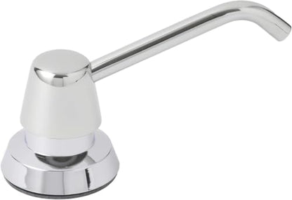 Bobrick B-822 Manual Top Fill Liquid Soap Dispenser 34 fl oz. (1L) Liquid Soap Capacity, 4- Inch Free-Turning Spout for Public Restroom Countertops, Chrome Finish (Pack of 12) - size: 4" Spout (Pack of 12), style: Liquid