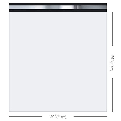 Fuxury 300Pcs Large Poly Mailers 24x24, Bulk Shipping Bags for Cloths White - color: White, size: 24x24" 300pcs