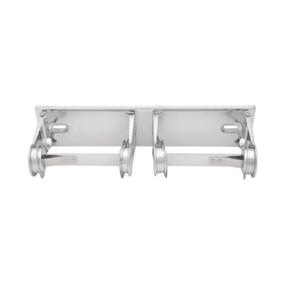 Bradley 5224 Tension Spring Control Dual Roll Toilet Paper Dispenser - color: Tension Spring Control
