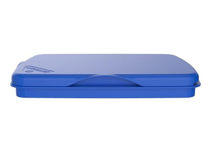 Rev-A-Shelf 32 Qt Garbage Can Lid for Base Kitchen and Bathroom Cabinet Bin - color: Blue, size: 32 QT