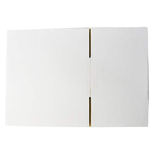 Calenzana 11x6x6 Shipping Boxes Set of 25, Corrugated Cardboard Box for Mailing Small Business Packing Gifts, White - size: 11x6x6, style: 25 Pack