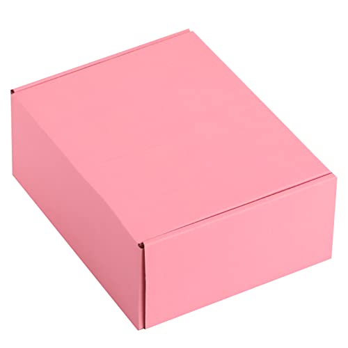 7x5x2 inch Pink Shipping Boxes for Small Business- Set of 25 - color: Pink, size: 7x5x2