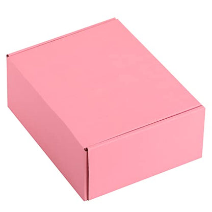 7x5x2 inch Pink Shipping Boxes for Small Business- Set of 25 - color: Pink, size: 7x5x2