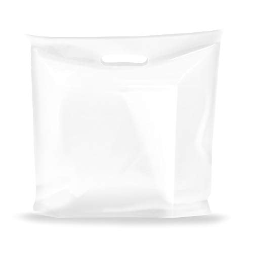 26x26 Clear LDPE Plastic Bags, Jumbo, Glossy Finish, 3 Mil Thick, 50 Pack
