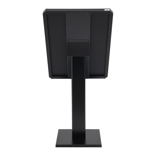 Sign Holder Stand, 21.5"x 29" Adjustable Floor Standing Sign Holder with Stable Base, Aluminum Vertical and Horizontal Pedestal Poster Stand for Board Display