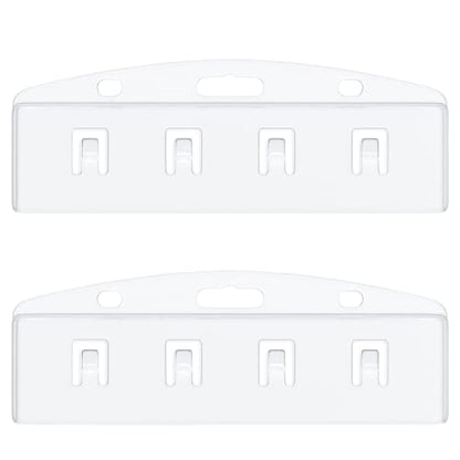 Pawfly 2 Pack Horizontal Card Badge Holders for POS Swipe Cards - size: 2 Pcs (Horizontal)