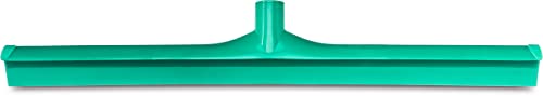 SPARTA 3656809 Plastic Floor Squeegee, Shower Squeegee, Heavy Duty Squeegee With Rubber Blade For Windows, Glass, Shower Doors, Floors, Windshields, 24 Inches, Green