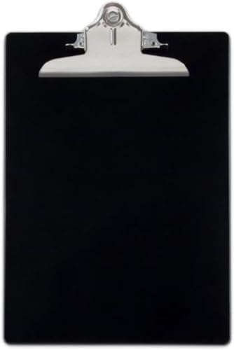 Saunders Recycled Plastic Clipboard, Black (21603)(Pack of 12) - color: Black, size: Pack of 12