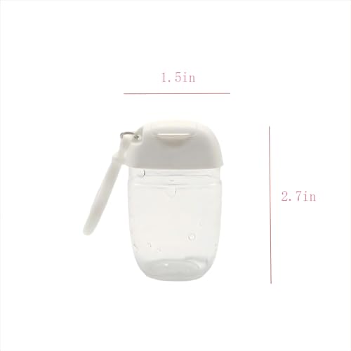 9 Pack 30ml Refillable Empty Cosmetic Bottles Containers