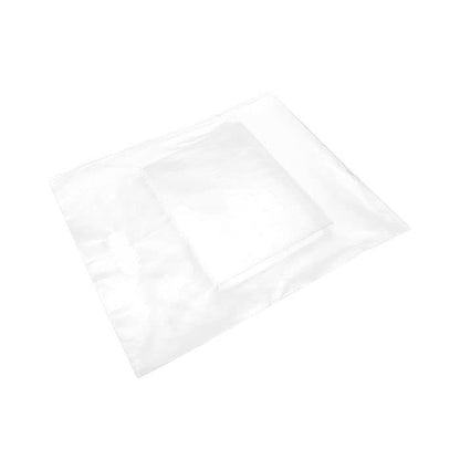 100 Frost Handle Bags 15x18, Extra Thick 2.25 Mil Retail Plastic Shopping Merchandise Gift Bags Tear Resistant Strong Durable Anti Stretch For Small Business LDPE Die Cut, ClearBags, 100% Recyclable - size: 15" x 18"