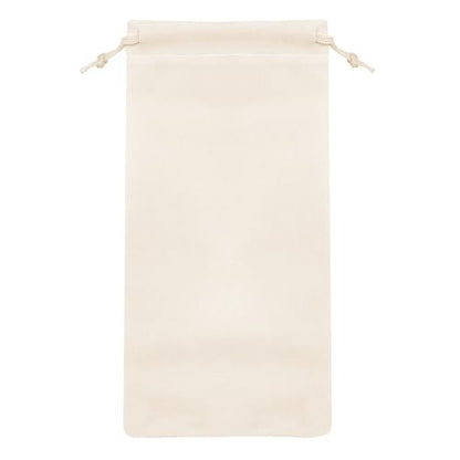 Mandala Crafts 8x17 Cream Velvet Drawstring Bags for Shoe Dusting Bags - color: Cream 8X17 Inches, size: 1 Count (Pack of 10)