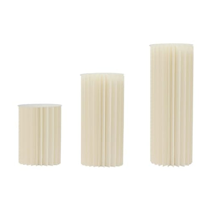 Cylinder Pedestal Stand, 3 Pcs Cardboard Centerpiece Display