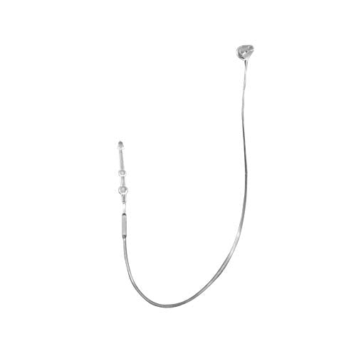2000 Pcs Plastic Fastener Hang Tag Clear Snap Lock Pin Security Loop for Retail Store Clothing Accessory Price Pins (5" Clear) - size: 5" Clear