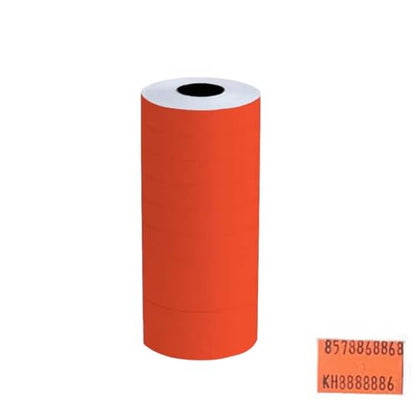 MX-6600 Price Labels | Double Line Pricemarker Labels Paper for MX-6602/YH-689/G6600/CN-6600EOS | Price Gun Stickers |10 Rolls/5000pcs, Without Gun (red) - color: Red