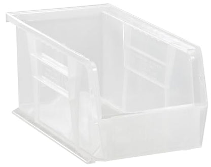 HE HUDSON EXCHANGE 11" x 5.5" x 5" (6 Pack) Plastic Stackable Storage Bin, Clear - color: Clear, size: 6 Pack