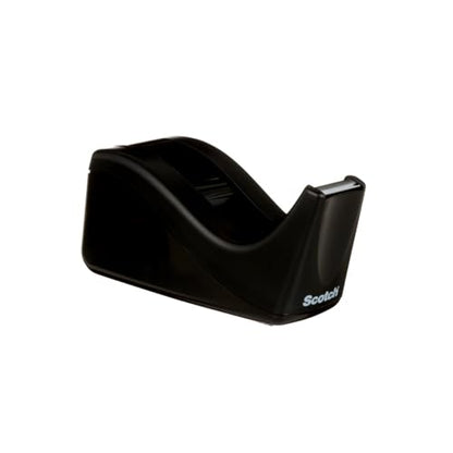 Scotch Desktop Tape Dispenser,Black Two-Tone,1 Dispenser/Pack (C60-BK),(Pack of 12) - size: Up To 3/4 In (Pack of 12)