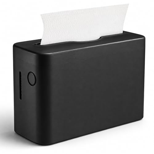 Countertop Paper Towel Dispenser, Commercial Multifold Hand Towel Holder - color: Black-1