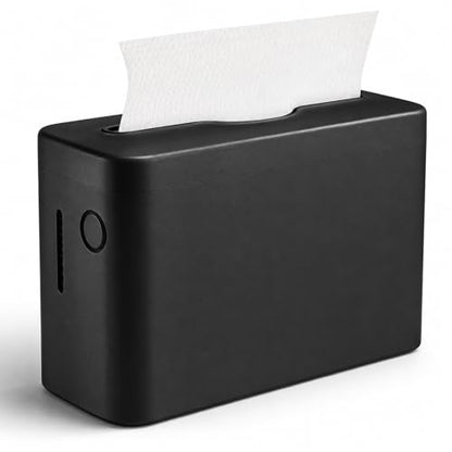 Countertop Paper Towel Dispenser, Commercial Multifold Hand Towel Holder - color: Black-1