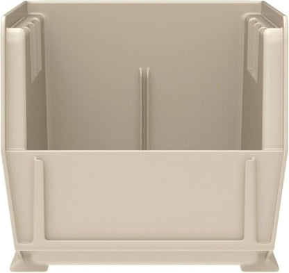 Akro-Mils 30237 AkroBins Plastic Storage Bins, 9"x6"x5", Stone, 12-Pack - color: Stone