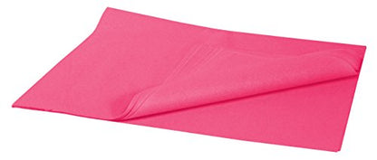 Brand New Tissue Paper Pack, 48 Sheets, 20" x 30", Cerise - color: Cerise