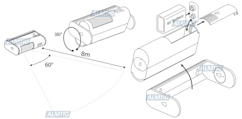 Mini Portable Motion Alarm System for Home Security