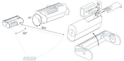Mini Portable Motion Alarm System for Home Security