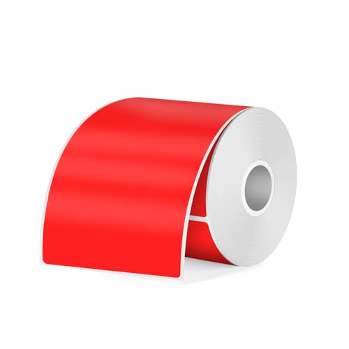 Direct Thermal Label Red 1.96 x 3.12 Inch for M110 M120 M220 M221 - color: Red, size: 2 X 3.12 Inch