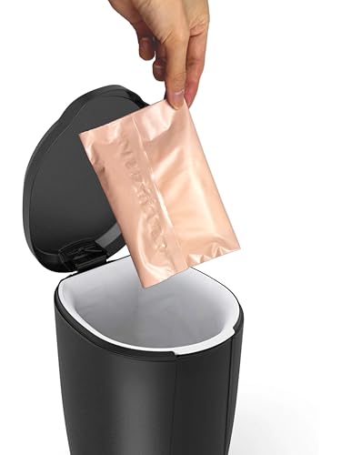 Sanitary Napkin Disposal Bags, 100 Pcs Disposable Sanitary Bag with Self-sealing Seals for Women, Personal Feminine Hygiene Disposal Bags - size: 1 Count (Pack of 100)