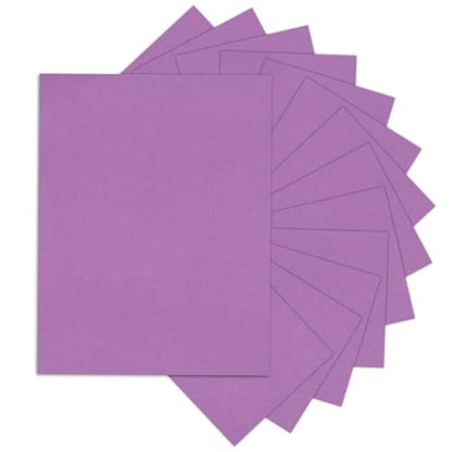 Goefun 24 Sheets Purple Cardstock 8.5 x 11 80lb Halloween Card Stock - color: purple, size: 8.5x11