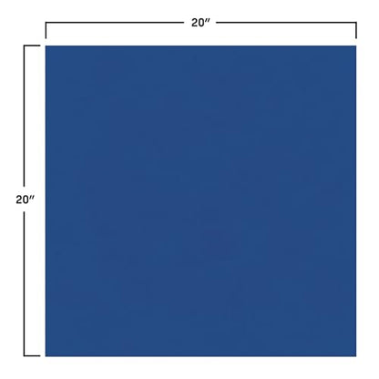 Beistle Bright Blue Tissue Paper Sheets – 96 Pack, Bulk Square Craft Tissue, Gift Wrapping for Bags, Boxes, Crafts, Packaging Filler for Retail Displays, Shipping, Parties & Decorative Use, 20” x 20”