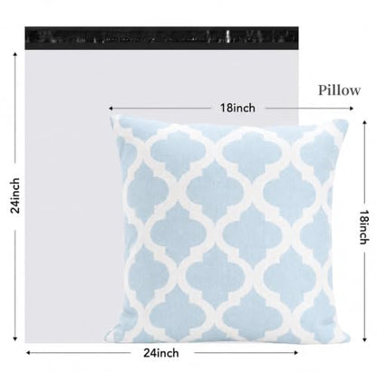 Fuxury Large Poly Mailers 24x24'' 100Pcs, Waterproof Shipping Bags White - color: White, size: 24x24" 100pcs