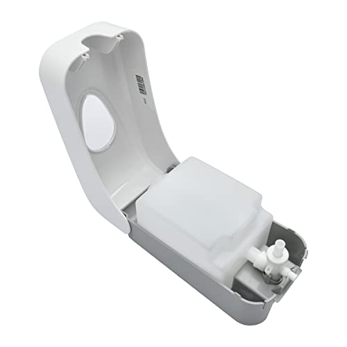 Oasis Creations Manual Soap and Hand Sanitizer Dispenser, Soap/Lotion/Gel, Wall Mount, 1000ml/33oz. Commercial or Residential - White - color: White