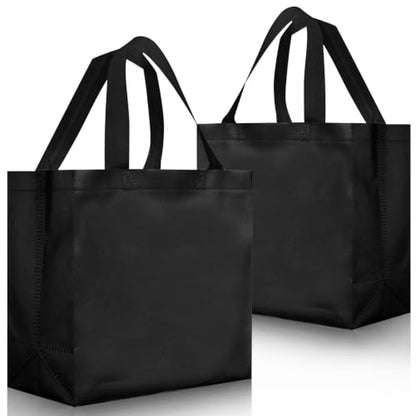 Eccliy 80 Pcs Reusable Gift Bags, Large, Black White - color: Black White, size: Large
