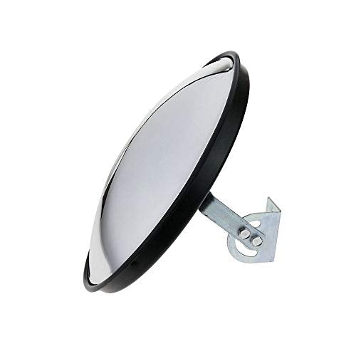 Convex Mirror TBvechi Wide Angle 30cm Security Curved Convex Mirror Outdoor Road Traffic Blind Safe