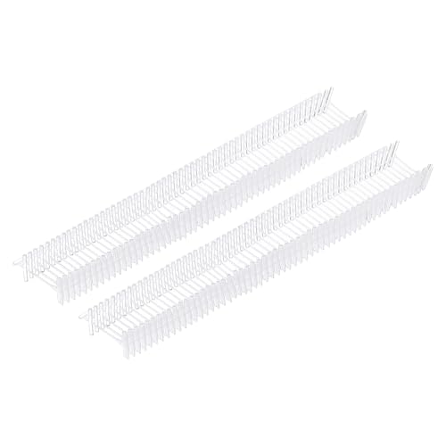 MECCANIXITY Standard Tagging Fasteners,Plastic Regular,Standard Label Gun Price Tagging Barbs for Garment Price Tag Label Tagging Barbs 12mm/0.5 Inch,Pack of 2500 Clear - color: Clear, size: 0.5 Inch