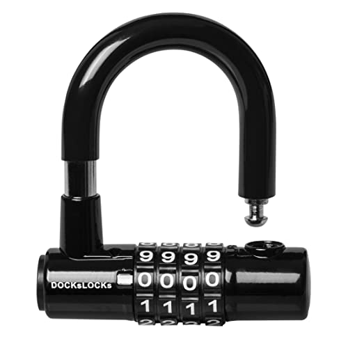 DocksLocks Combination Security Cable Lock Set (5ft-25ft Lengths), 5ft - size: 5ft