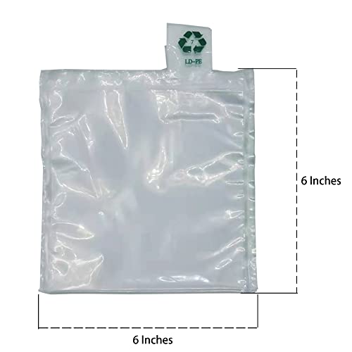 Miupoo Packaging Air Bags,Clear Plastic Inflatable Air Packaging Protector Bag with Free Pump Cushion,Air Inflatable Cushion Blocking Packaging Bag,6x6 Inches,50 Pieces - size: 6x6 Inches