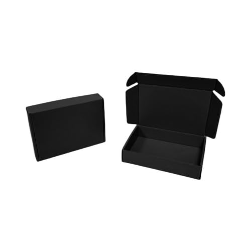 30 Pack 7.9x5.1x2.4 in Black Shipping Boxes - color: Black, size: 7.9 x 5.1 x 2.4"