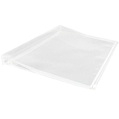 JAM PAPER Plastic Envelopes with Zip Closure - #10 Booklet Wallet - 5 x 10 - Clear - 12/Pack - color: Clear, size: #10 Business Size