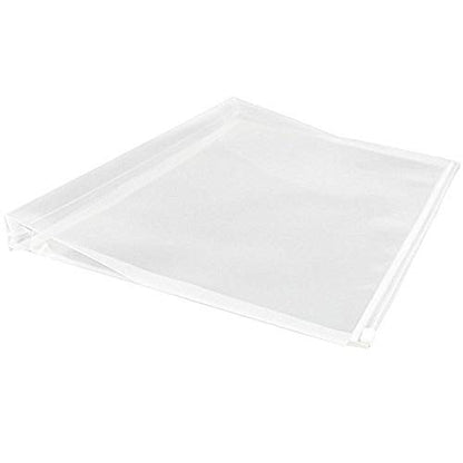 JAM PAPER Plastic Envelopes with Zip Closure - #10 Booklet Wallet - 5 x 10 - Clear - 12/Pack - color: Clear, size: #10 Business Size