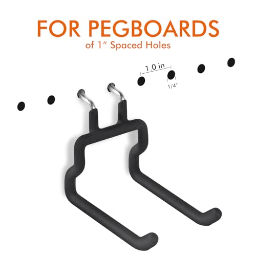 Utility Heavy Duty Pegboard Hooks, 5Pack Peg Board Accessories Tool Hangers - style: 5 Pack