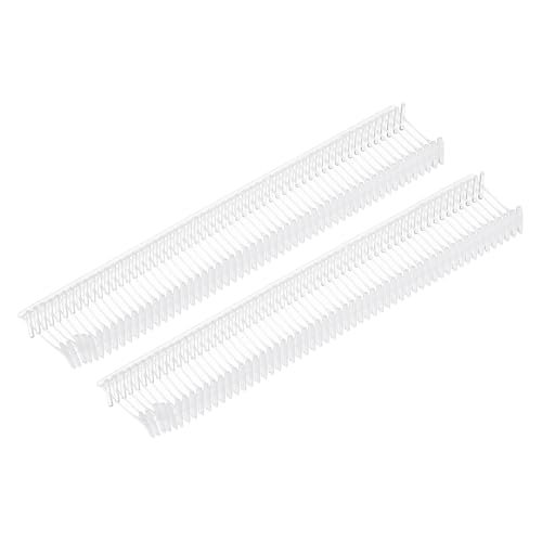 MECCANIXITY Standard Tagging Fasteners,Plastic Regular,Standard Label Gun Price Tagging Barbs for Garment Price Tag Label Tagging Barbs 10mm/0.4 Inch,Pack of 2500 Clear - color: Clear, size: 0.4 Inch