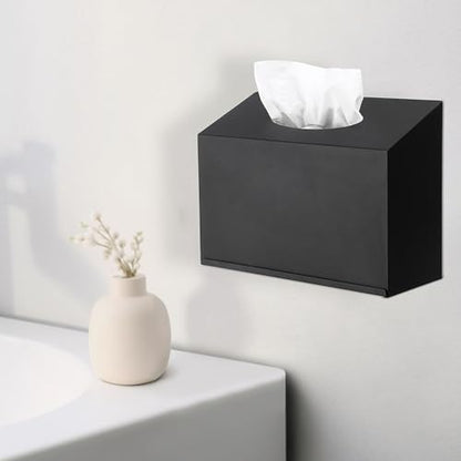 Sumnacon Metal Hand Towel Box Cover, Disposable Paper Hand Towels Holder