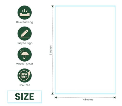 220 Fanfold 4"x6" Direct Thermal Shipping Labels - size: 1 Stacks | 220 Labels, style: Fold